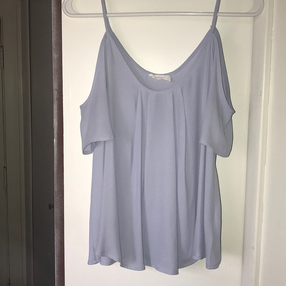 Lush Open Should Blouse